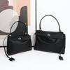 Bolsa Nova B Casa Slack Tamanho Grande pequeno Couro Fecho Bolsa de Mão Ombro Transversal