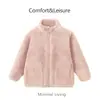Abrigo de Otoño e Invierno para Niños, Suéter de Piel, Pantalones Uniqlo, Mismo Estilo para Niños Mayores, Ropa de Exterior Gruesa y Cálida de Otoño e Invierno, Ligera y Suave, Clase A