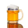 Taza de Cerveza con Asa Taza de Cóctel Gran Capacidad Taza Recta para Cerveza Taza Multiusos Taza de Jugo Taza de Té con Asa
