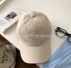 Coreia do Sul Ins Chapéu Boné de Beisebol Vermelho Feminino Primavera e Verão Adesivo Casual All-match Soft Top Big Head Cap Boné Masculino