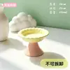 Tigela Grande para Gatos em Formato de Girassol, Tigela de Cerâmica para Pets, Tigela Rasa para Gatos, Difícil de Derrubar, Tigela Pequena para Ração de Cachorro