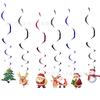 Decoração com tema de Natal Papai Noel Árvore de Natal Alce Bebê Bandeira Decoração de bolo Festa de fim de ano Vestir-se