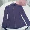 Novo Cardigã Sem Botões Transfronteiriço Gola Vertical Roupas de Yoga Jaqueta Feminina Slim Fit Esportiva Alta Elasticidade Jaqueta Fitness Esportiva para Mulheres