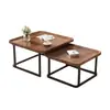 Prateleira de armazenamento móvel de pequeno porte direto da fábrica, mesa lateral quadrada pequena criativa, mesa de cabeceira moderna minimalista, mesa de centro