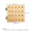 Juguete para loro de goma para tirar de corcho aliviando congestión rompecabezas peonía pájaro Xuanfeng juguete molienda de pico bloque de madera plataforma de madera maciza natural