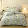 Conjunto de cama de quatro peças, 100% algodão, qualidade A, espessado e escovado para maior conforto, adequado para outono e inverno, atacado e dropshipping disponíveis do fabricante para vendas transfronteiriças