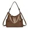 Bolsas de Mujer Transfronterizas, Nuevo Estilo de Moda para Señoras de Mediana Edad, Bolso Cruzado de Hombro Versátil Casual Simple de Gran Capacidad