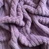 Fabricante Listo Hecho Doble Cara Terciopelo de Algodón Suave Rayado Poliéster 300g Tela Rayada Vertical Engrosada Ropa para el Hogar Terciopelo de Punto Venta al por Mayor