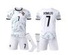 25-26 Portugal visitante 7 Ronaldo uniforme de fútbol camiseta infantil ropa infantil 14 yardas-3XL