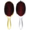 Peine de Cojín de Aire Electrochapado Dientes de Nailon + Cerdas de Jabalí Peine para el Cabello Peine para el Cabello Peine para Masaje Peine para la Salud Herramienta de Peluquería