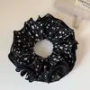 Scrunchie de Renda Floral de Quatro Camadas Estilo Coreano para Mulheres, Novo Laço de Cabelo Tendência Estilo Preguiçoso com Toque de Luxo para Penteados de Coque