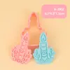 Moldes 3D para Galletas Serie Navideña, Cortadores de Galletas Realistas 3D de Presión DIY, Herramientas Esenciales para Hornear