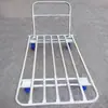 Carretilla de Mano Plegable para Carga Grande con Tubo de Agua Extendido Carro de Mano Logístico de Rotación de Cuatro Ruedas Planas