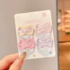 Pinza para el pelo de niños pinza linda para flequillo pinza para la frente pinza lateral para el pelo de mujer pinza pequeña accesorios para el pelo pinza bb cinco estrellas hueso nuevo