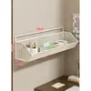 Estante de almacenamiento para pared de dormitorio, no requiere taladro, solución de almacenamiento para mesita de noche, estante de almacenamiento para pared