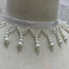 Accesorios para falda hanfu de estilo étnico con borlas de perlas y cuentas hechos a mano, accesorios para cortinas con orejas colgantes de perlas