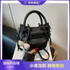 Fronteiriço 2025 Novo Estilo Francês Casual Simples Elegante Satchel Bolsa Balde Plissada Bolsa Transversal Feminina de Alta Qualidade