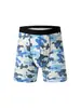 Ropa Interior Larga para Hombre Transfronteriza Camuflaje Seda de Hielo Boxer Moda de Playa para Hombre Estampado Alta Elasticidad Transpirable Pantalones Cortos