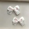 Dulces Accesorios de Encaje con Lazo de Lunares Macarrón Funda para Teléfono Móvil Accesorios DIY Pasador Bolsa Zapatos y Calcetines Ropa