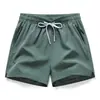 Pantalones Cortos Casuales de Verano para Hombre, para Correr, de Secado Rápido, Delgados, Deportivos, Transpirables, Sueltos, de Seda de Hielo, de Tres Cuartos, Pantalones de Playa