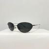 Gafas de Sol Ojo de Gato Metálicas Retro Coreanas para Mujer 2025 Nuevo Estilo Personalizadas Fotografía Callejera Marrones Redondas para Cara Redonda con Protección UV