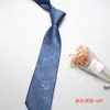 Corbata de negocios jacquard de seda de poliéster para hombre, color sólido, flor, casual, de alta gama, fabricantes, venta al por mayor
