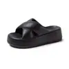 Sandalias Personalizables de Suela Gruesa para Aumentar la Altura para Mujer, Moda de Verano Nuevo Estilo, Sandalias de Playa de Doble Uso con Sensación Suave y Acojinada