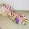 Mesa Cachoeira Flor Aniversário Flor Artificial Produto Acabado Decoração de Casamento Arranjo de Flores Cachoeira de Flores Flor