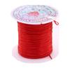 Cristal esticar corda corda contas corda linha vermelha diy pulseira acessórios corda de corda plana corda elástica resistente ao desgaste