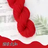 Hilo Acrílico Puro Hilo Retorcido de 4 Cabos Hilo para Zapatillas de Punto a Mano DIY Zapatos de Ganchillo Hilo para Cojín y Muñeca Acrílico Anti-Pilling Hilo de Tejer Acrílico