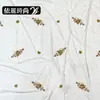 Bordado de lentejuelas doradas de alta resistencia, bordado de tubo con cuentas, tejido de terciopelo para otoño e invierno, vestido de mujer, abrigo, chaleco, tejido bordado