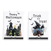 Toalha de Louça Halloween Morcego Abóbora Cozinha Toalha de Louça Conjunto de Quatro Peças Microfibra Casa Limpar Mãos Toalha de Louça