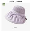Sombrero de Verano para Mujer con Protección Solar, Ala Ancha para Exteriores, Sombrero para el Sol Transpirable Anti-UV, Sombrero de Pescador Coreano de Vinilo Plegable