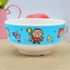 Tigela infantil de porcelana tipo melamina anti-queda resistente ao calor melamina tigela redonda de 5 polegadas louça de desenho animado criativa utensílios domésticos diários