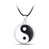 Colar Criativo Bússola de Fofoca Tai Chi Aço Titânio Aço Inoxidável Acessórios de Moda Disco Jumping Pingente Corrente de Suéter Corrente de Joia