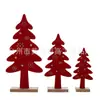 Decoración de Mesa Roja de Terciopelo para Manualidades Navideñas DIY