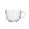 Taza de Agua de Gran Capacidad con Asa, Taza para Leche y Café, Taza de Desayuno, Taza para Avena, Vaso Transparente con Logo Impreso y Asa