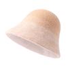 Sombrero de Moda para Mujer Otoño e Invierno Simple Lana Pura Sombrero de Pescador Sombrero Cubo Todo Fósforo Sombrero Cubeta Sombrero para el Frío de Invierno Fábrica