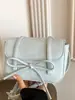 Shuai Mijia Nuevo Estilo Coreano Nicho Bolso de Axila Bolso de Mujer Bolso de Mujer Bolso de Hombro Único Bolso de Lazo Lujo Ligero Bolso Cuadrado Pequeño