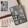 Placas de Carimbo para Unhas Gel de Carimbo para Unhas Placas Especiais de Carimbo Desenho Animado KT Flores Borboletas Estilo Chinês Ferramentas de Arte para Unhas