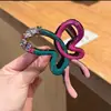 Pinzas para el Cabello Dopamina Primavera/Verano para Mujer, Pasadores de Colores, Pinzas de Tiburón, Pinzas para el Cabello de Lunares y Estampado de Leopardo para la Parte Posterior de la Cabeza, Accesorios para el Cabello de Alta Gama
