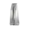 Jeans de Pierna Ancha con Cordón para Hombre Shanggu, Estilo Retro Workwear, Pierna Recta, Pantalones de Mezclilla Modernos de Corte Holgado