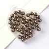 Perlas sueltas de imitación de perlas de imitación de color ABS de 3-14 mm con agujero recto, cuentas redondas para hacer collares, pulseras y fundas de teléfono, accesorios de joyería con cuentas.