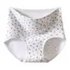 Pantaletas Florales Vintage para Mujer 10A Antibacterianas Entrepierna Extendida Pantaletas Florales Cintura Media-Alta Calzones para Mujer
