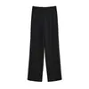 Calça casual de perna reta versátil estilo coreano, nicho, para mulheres, outono, confortável, emagrecedora, drapeada, cintura elástica, calça esportiva