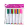 Tiza líquida fluorescente borrable, bolígrafo de pintura para graffiti infantil mini multicolor, adecuado para tableros LED acrílicos