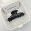 Pinza de garra súper versátil de acetato estilo coreano con lunares, alta calidad, a la moda, adecuada para ir al trabajo, para recogidos en la parte posterior de la cabeza, accesorio para el cabello tipo pinza de tiburón