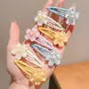 Lindas y Dulces Pinzas para Bebés para Niños, Pinzas Laterales para Flecos y Cabello Suelto, Pinzas para el Cabello No Dañinas para el Jardín de Infancia, Accesorios para el Cabello Simples al por Mayor