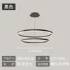 Lustre Grande para Sala de Estar Lâmpada em Anel de Madeira de Nogueira Simples Nova Chinesa Francesa Vintage Lâmpada para Quarto Duplex Sala de Jantar