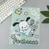 Nova série Sanrio do fabricante, bolsa plástica de arquivo para escritório com clip de PP para armazenamento, pasta de exposição, pasta de contrato